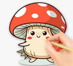 Coloring Book: Mushroom